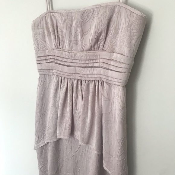 BCBGMaxAzria Strapless Champagne Cocktail Dress - Picture 3 of 8